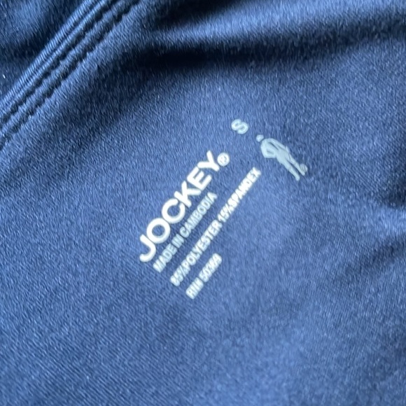 JOCKEY 2 pack poly bike short 7” deep black/neo navy size small - Picture 4 of 7